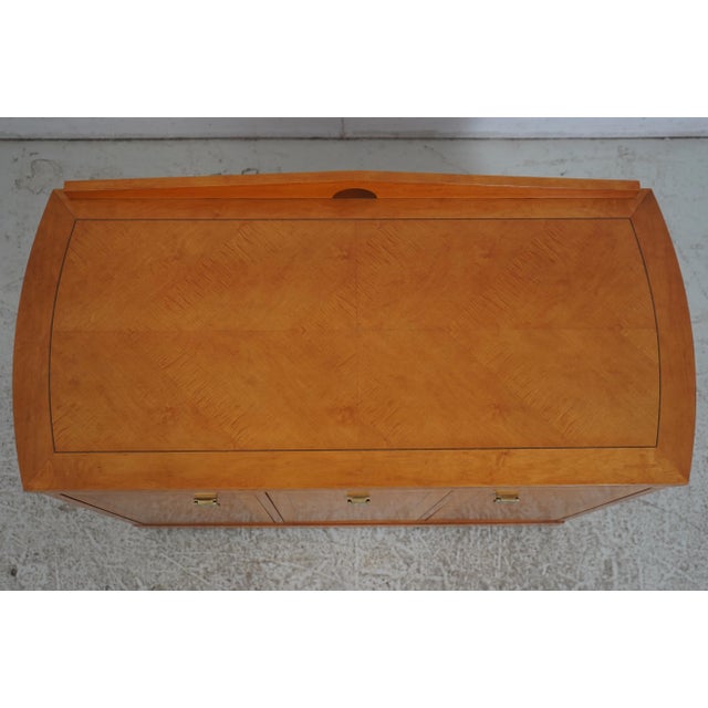 Wood Hickory White Genesis Collection Satinwood Biedermier Server For Sale - Image 7 of 18