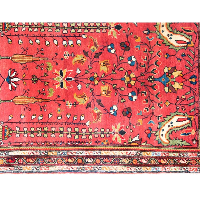 Textile Early 20th Century Persian Sarouk Farahan Rug For Sale - Image 7 of 14