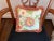 Yellow 1990s Vintage Custom Floral Pillow For Sale - Image 8 of 8