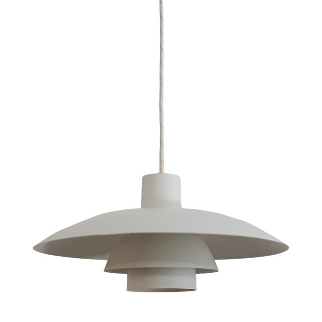 White PH 4/3 Pendant Lamp by Poul Henningsen for Louis Poulsen, 1970s For Sale