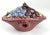 Colorful Japan Produced Majolica Covered Ceramic Basket For Sale - Image 4 of 13