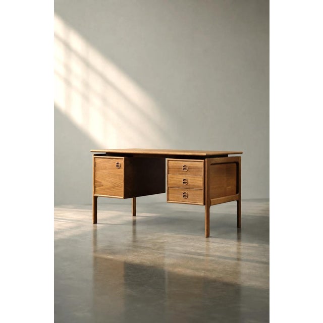 Mid-Century Modern Mid-Century Danish Modern Teak Desk by Arne Vodder for GV Møbler, 1960s For Sale - Image 3 of 18