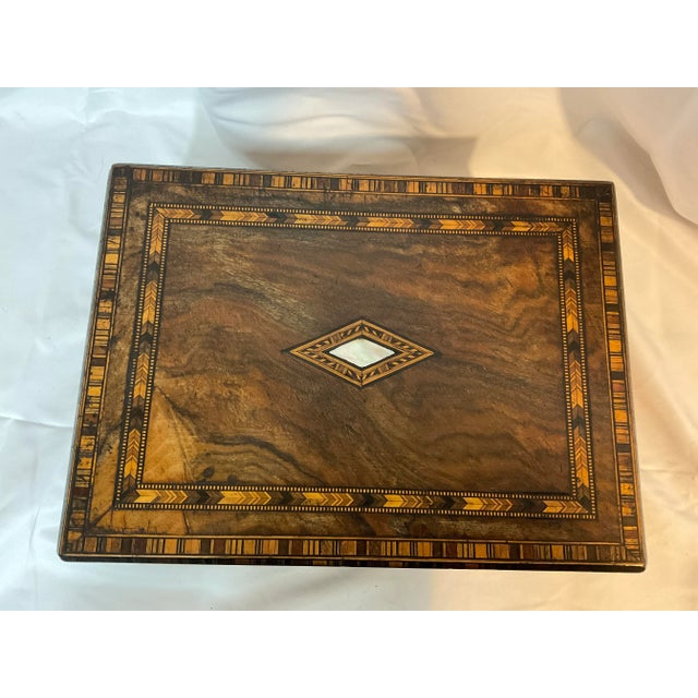 Tunbridge ware is a form of decoratively inlaid woodwork, typically in the form of boxes, that is characteristic of...