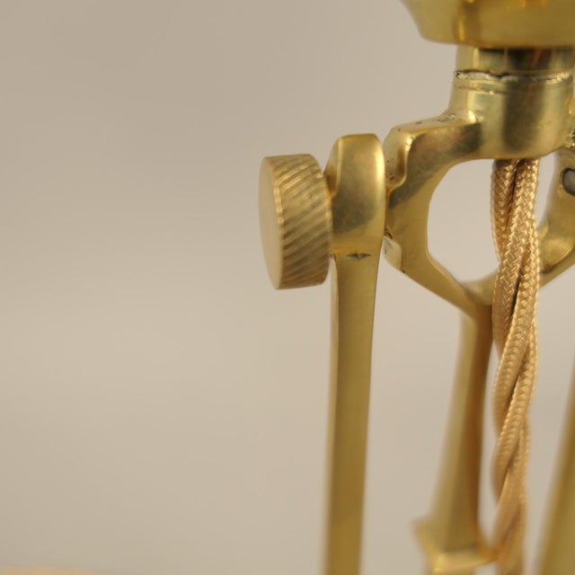 Semi-Cardanic Wall Lamp from Wiener Werkstätte, Vienna, 1920s For Sale - Image 14 of 18