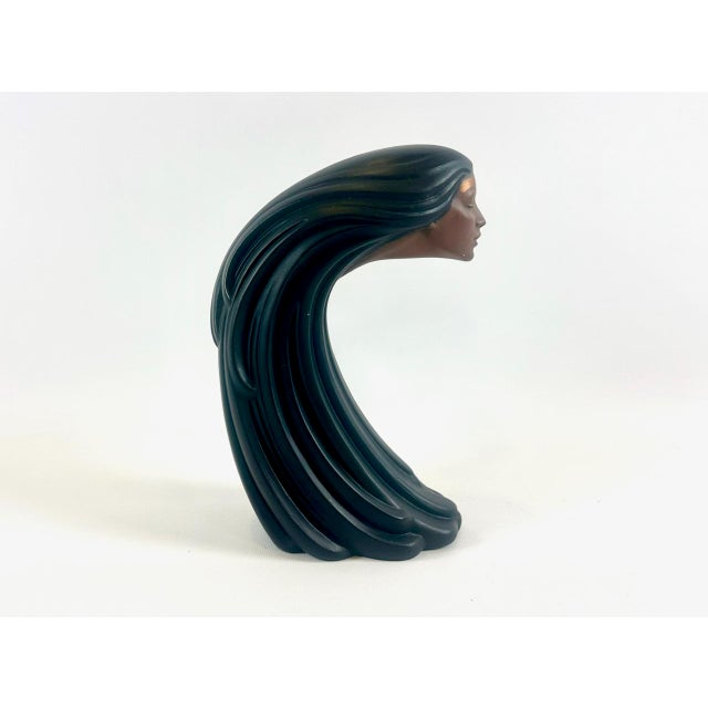 Vintage Ceramic Woman of the Wind Figure from Sittre, 1980s For Sale - Image 4 of 13