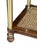 Vintage Hollywood Regency Faux Bamboo Brass Console Table With Cane Shelf & Double Glass Top | Chinoiserie Campaign Entry Table For Sale - Image 12 of 12