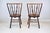 Chestnut Mid-Century Birdcage Windsor Side Chairs, Handcrafted Walnut, Usa For Sale - Image 8 of 12