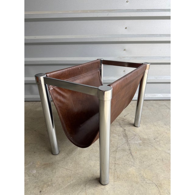 Mid-Century Modern 1980s Retro Magazine Holder For Sale - Image 3 of 5
