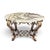 Italian Gilt Iron Régence Style Oval Marble Top Coffee Table For Sale - Image 9 of 17