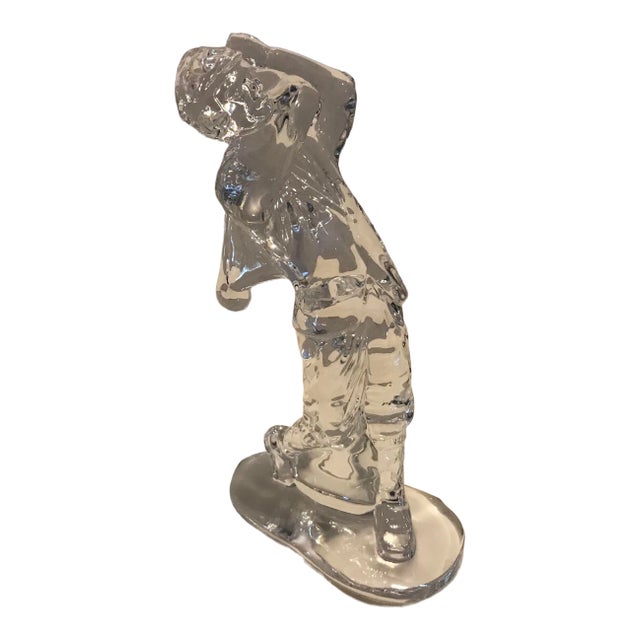 Vintage Waterford Male Golfer in Full Swing Figurine For Sale