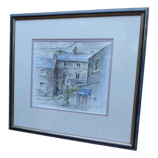 Brenda Bruce, Impressionist Cornhill Cottage, Portmadog, Wales, 1994, Watercolour For Sale