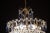 Vintage Emperor Style Chandelier, Blu Murano Drops, 1960s For Sale - Image 4 of 13