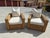 Pair of Michael Taylor Style Oversized Woven Rattan Lounge Chairs For Sale - Image 9 of 12
