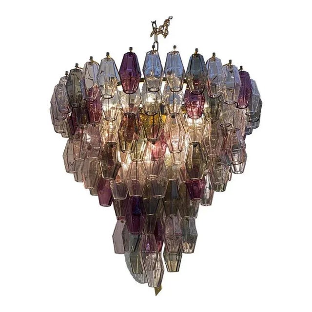 Poliedri Murano Glass Chandelier by Simoeng For Sale - Image 9 of 9