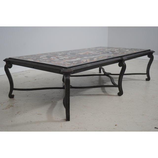 Age Approx. 50 Years Old Details High Quality Construction Large Impressive Table Nice Inlay Work Throughout Semi-Precious...