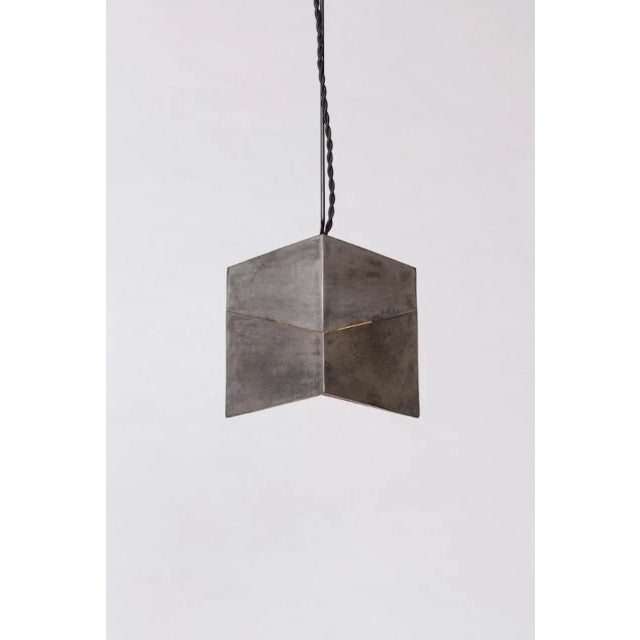 Early 21st Century Sculptural Brass Pendant For Sale - Image 5 of 5