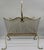 Mid-Century Modern Vintage Mid-Century Brass-Tone Wire Magazine Rack For Sale - Image 3 of 9