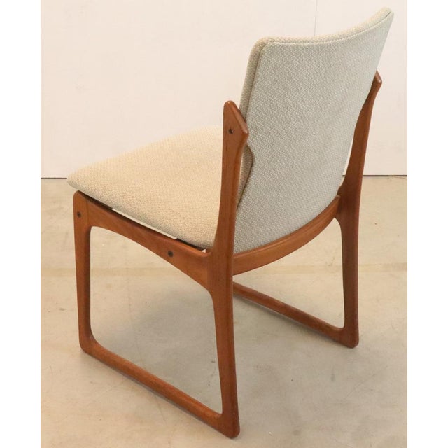 Vintage Chairs in Fabric and Rattan, Set of 4 For Sale - Image 12 of 16