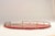 Mid-Century Modern Large Italian Modernist Round Tray in Brass and Dyed Red Goatskin by Aldo Tura For Sale - Image 3 of 18