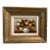 Small Vintage Flower Painting With Tulips Signed For Sale