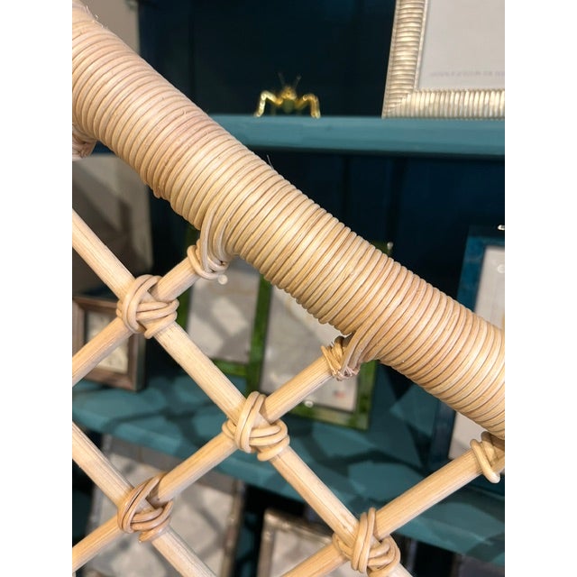 Coastal Pair of Amanda Lindroth Pagoda Twin Headboards For Sale - Image 3 of 5