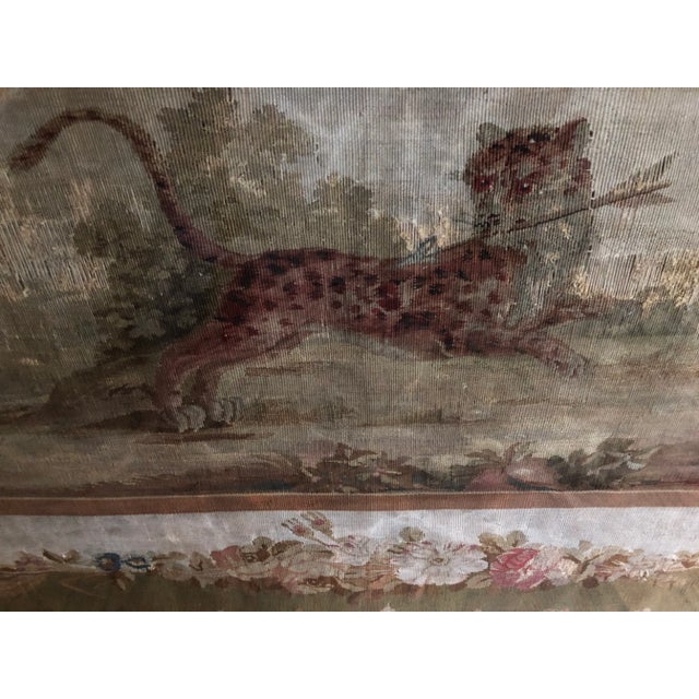 Large Antique French Framed Tapestry For Sale - Image 9 of 12