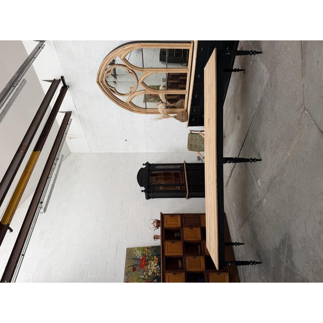 1920s Large Communal Table in Wood For Sale - Image 5 of 15