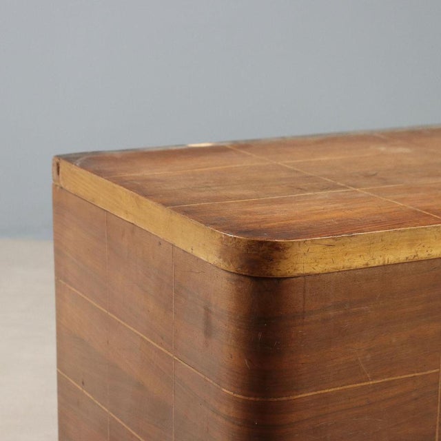 Vintage Chest in Walnut, 1940s For Sale - Image 4 of 10