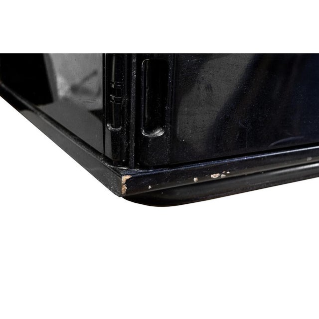 Molteni Italian Black Lacquered Wood Larco Sideboard by Gianfranco Frattini for Molteni, 1970s For Sale - Image 4 of 5
