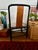 Wood Henredon Style Black Lacquer, Wood, and Brass Side Chairs- Set of 4 For Sale - Image 7 of 11