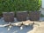 Textile Restoration Hardware Distressed Canvas Swivel Desk Chairs, Set of 3 For Sale - Image 7 of 13