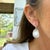 Silver Marco Bicego Lunaria 18k White Gold 0.05ctw Diamond Petal Drop Dangle Earrings, A Pair For Sale - Image 8 of 8