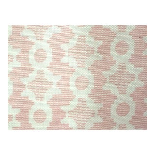 Sister Parish Pink "Clara B" Linen 3 Yards For Sale