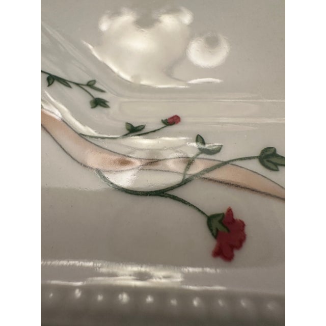 1980s Vintage Johnson Brothers Eternal Beau Salad Plates -Set of 5 For Sale - Image 5 of 12