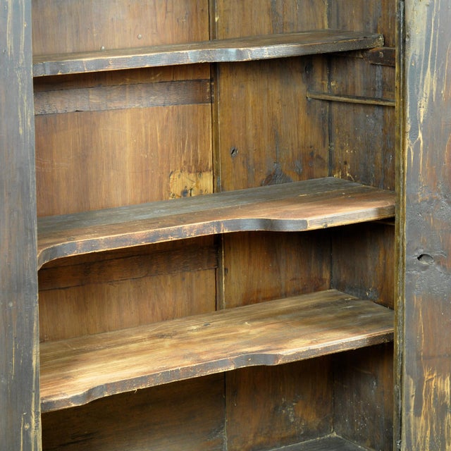 Early 19th Century Vintage Pantry Cabinet in Oak, 1820 For Sale - Image 5 of 16