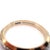 Metal Vintage Retro Two Tone Gold Keepsake Orange Blossom Wedding Band, Ring Size 7 For Sale - Image 7 of 10