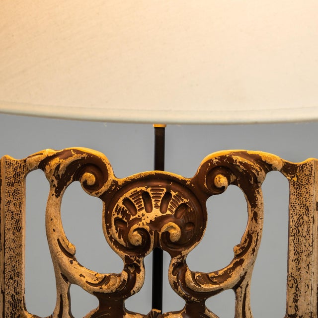 Wood Turn of the Century French Table Lamp For Sale - Image 7 of 11