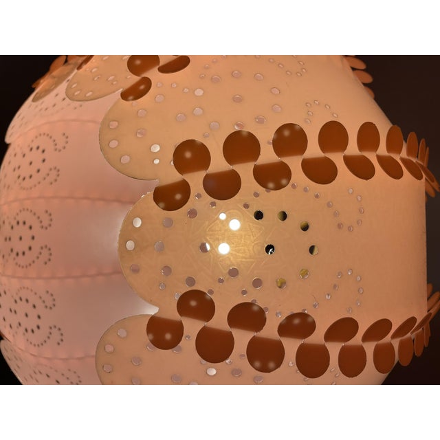Large Danish Modern Coral Acrylic Modular Hanging Light, Ukraine, 1970s For Sale - Image 12 of 18