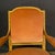 Orange Antique French Louis XVI Giltwood Mohair Armchairs From Salon Set -a Pair For Sale - Image 8 of 13