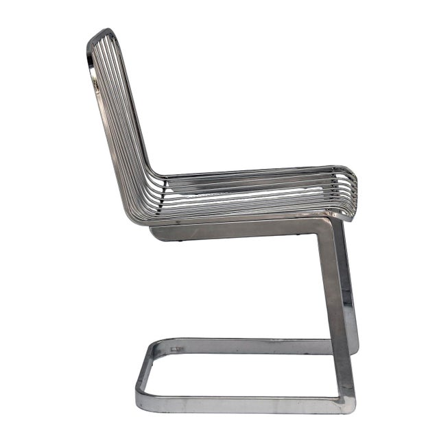 Set of 3, MCM Chrome Chairs For Sale - Image 10 of 15
