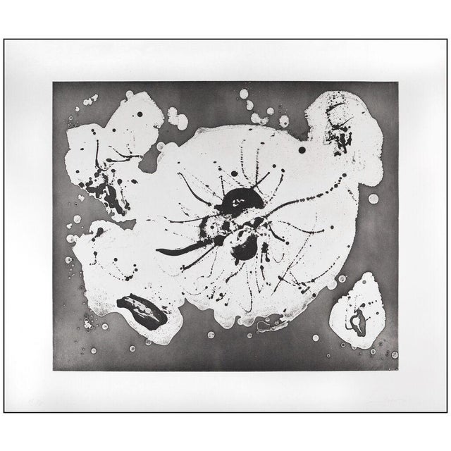 Abstract 1970s Island Plate (I.4; SFE.1H), Sam Francis For Sale - Image 3 of 7