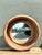 Early 21st Century Vintage Monumental Arteriors Heavy Wood Frame Convex Mirror For Sale - Image 5 of 12