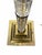 Vintage Mid-Century Modern Dresden Cut Crystal Floor Lamp With Flame Motif Shade For Sale - Image 12 of 12