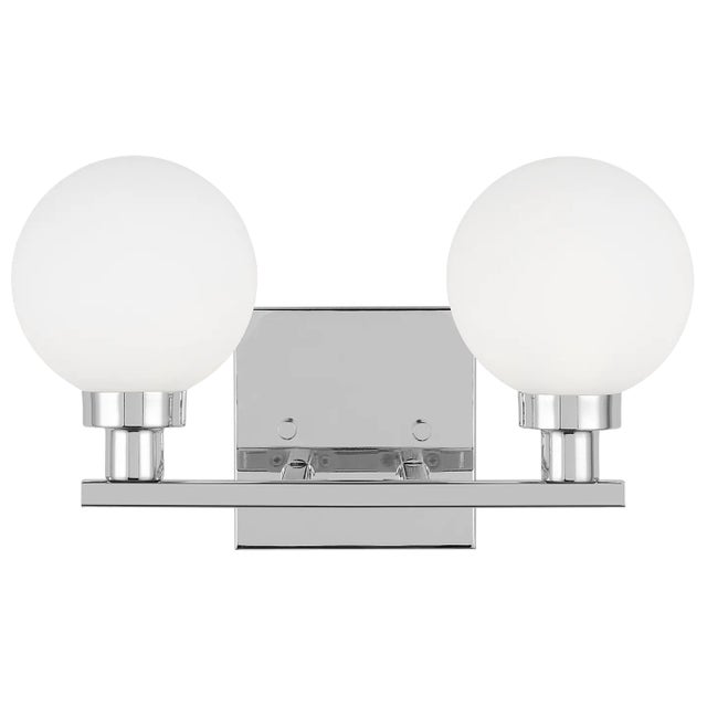 The Clybourn two light vanity fixture in Chrome is an industrial yet minimalist design, making this fixture perfect for an...