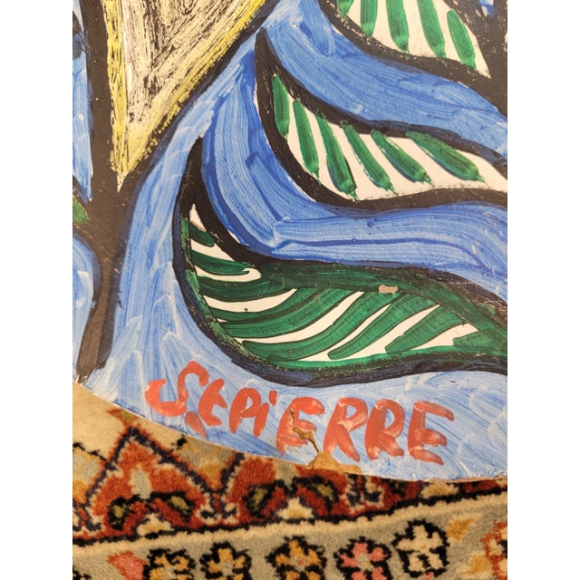 Vintage Painting of Exotic Birds by St. Pierre Toussaint For Sale - Image 4 of 7