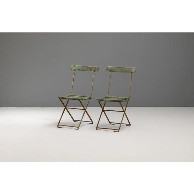 Garden Chairs, 1900, Set of 4 For Sale - Image 4 of 8