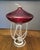 Add a beautiful touch of Polish glass artistry to your home with this **Vintage Jozefina Krosno Glass Art Oil Lamp**,...