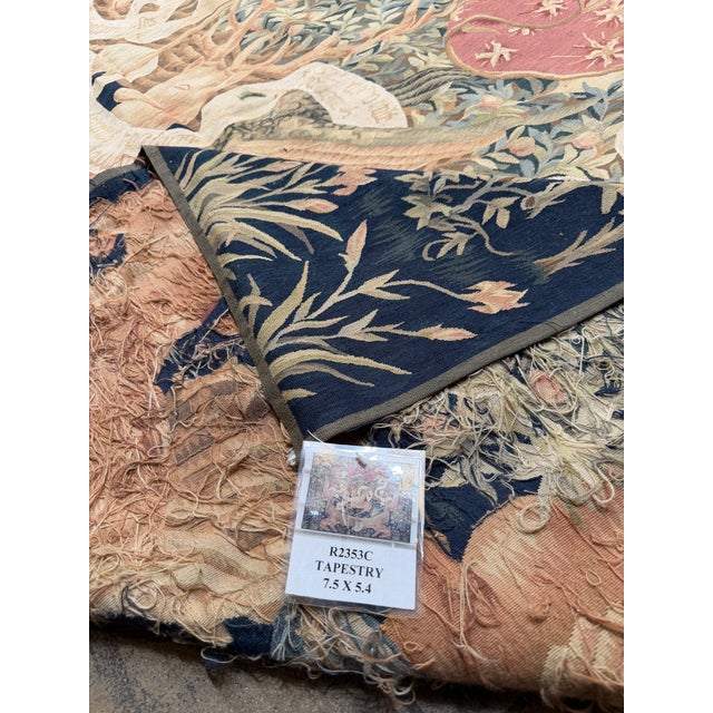 Late 20th Century Medieval Revival Tapestry For Sale - Image 9 of 9