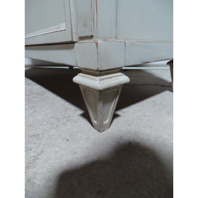 Gustavian Style 2 Door Wardrobe For Sale - Image 10 of 14