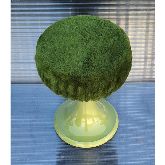 Vintage Stool in Green Plastic from Emsa, 1970s, in Very Good conditions. Designed 1970 to 1979 This piece has an...